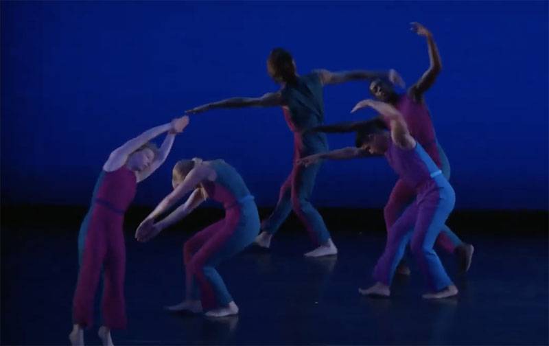 Image: Photo still from Mark Morris Dance Group's YouTube video clip of Sport.