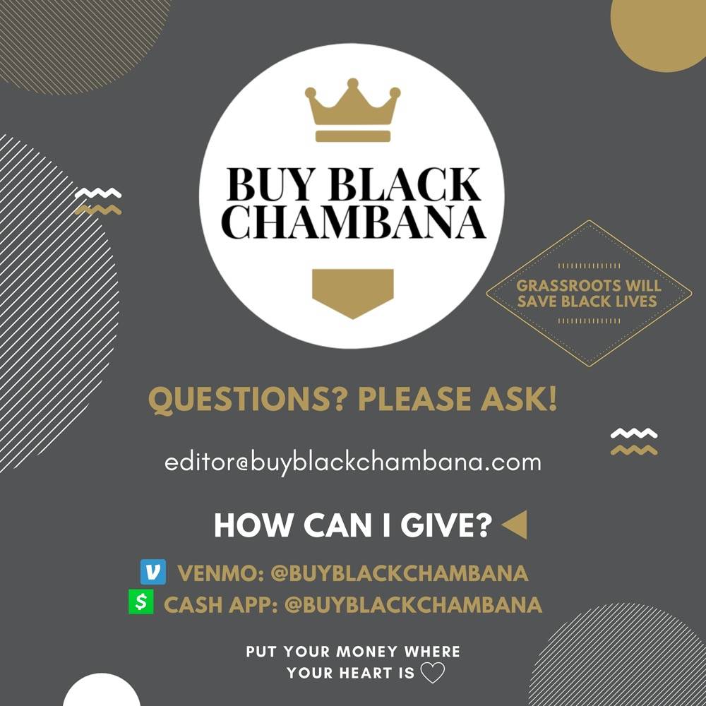 IMAGE: Graphic describing the Black Owned Business Fund. Provided by Buy Black Chambana.
