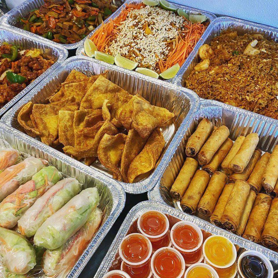 Lots of takeout options. Photo from Sticky Rice's Facebook page.