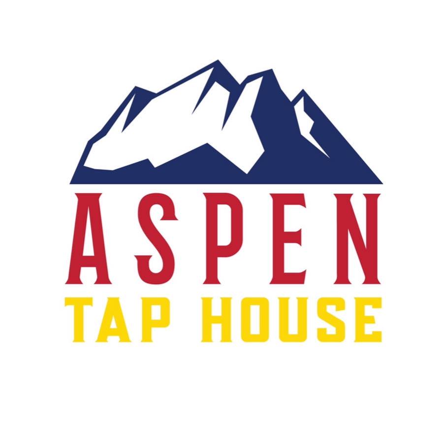 The logo of Aspen Tap House in Champaign is on a white background. Photo from Aspen Tap House Facebook page.