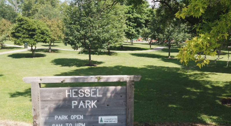 the hessel park sign 
