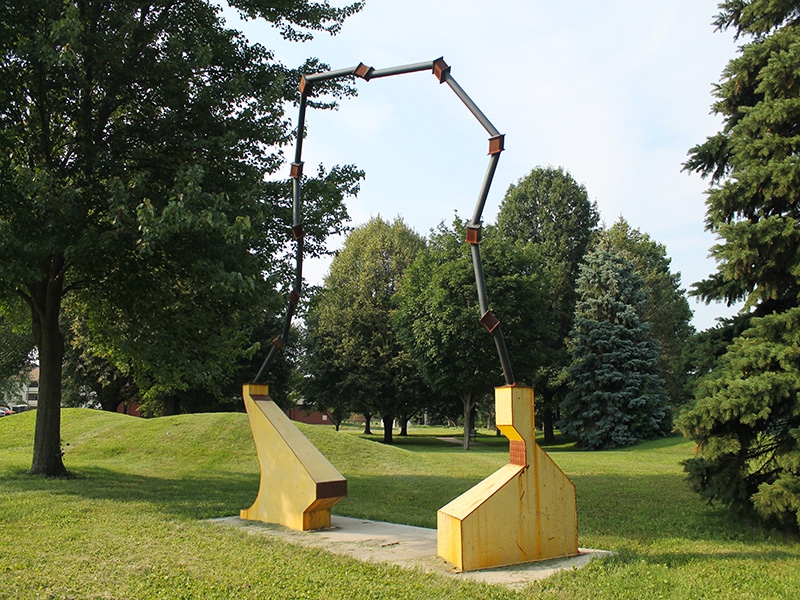 modern art sculpture in Moore Park
