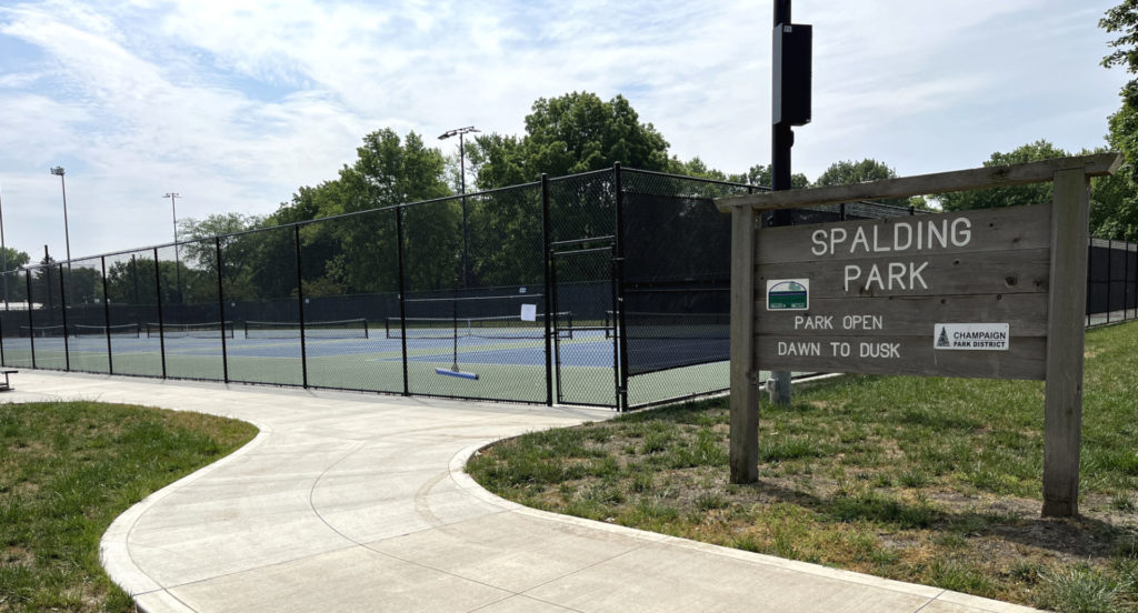 Spalding Park s new tennis courts look very nice Smile Politely